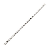 6mm Polished Finish Stainless Steel Paperclip Chain Bracelet
