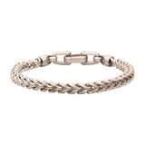 5mm Stainless Steel Sandblast Franco Chain Bracelet
