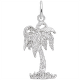 Sterling Silver Palm Tree Charm