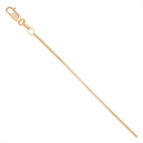14K Yellow Gold 16 Inches Box Chain
