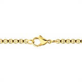 18K Yellow Gold IP Steel Zebra Lab Grown Diamond Cross Pendant