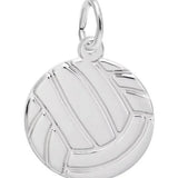 Sterling Silver Volleyball Charm