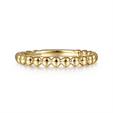 14K Yellow Gold Bujukan Stackable Fashion Ring