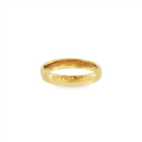 JT ESTATE 18K Yellow Gold Straight Rounded Band