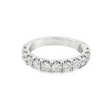 14K White Gold Classic Natural Diamonds Band