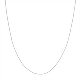 Sterling Silver 22 Inches Adjustable Wheat Chain