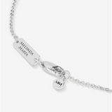 Silver Overlay 'She's An Icon' Cubic Zirconia Baby Heart Necklace