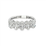 14K White Gold Lab Grown Diamonds Bold Diamond Anniversary Band
