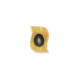 JT ESTATE 14K Yellow Gold Black Star Sapphire Tie Tack