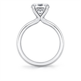 14K White Gold 'Ame' Solitaire Engagement Ring