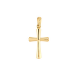 14K Yellow Gold Classic Cross Pendant