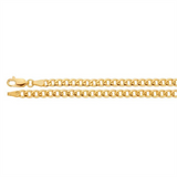 Yellow Gold Filled 20 Inches Curb Chain