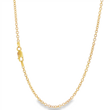 JT ESTATE 14K Yellow Gold 30 Inch Heavy Cable Chain