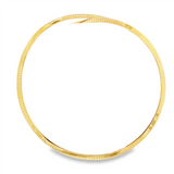 JT ESTATE 14K Yellow Gold 18 Inches Omega Chain