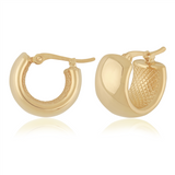 14K Yellow Gold Small Hoop Earrings