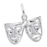 Sterling Silver Comedy & Tragedy Charm