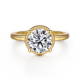 14K Yellow Gold 'Libbie' Solitaire Ring