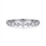 14K Yellow Gold Modern Natural Diamonds Band