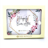 Gold Filled Hooks With Pearl Dangle In "Happy Ever After" Cream Gift Box