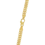 JT ESTATE 10K Yellow Gold Fancy Link X Necklace
