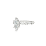 14K White Gold 'Juliet' Classic Marquise Diamond Engagement Ring