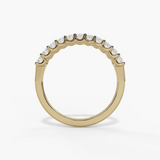 14K Yellow Gold Classic Natural Diamonds Band