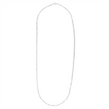 Sterling Silver 18 Inches Paperclip Chain