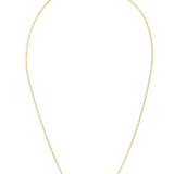 14K Yellow Gold 18 Inches Paperclip Chain