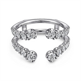 14K White Gold Diamond Ring Enhancer