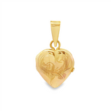 JT ESTATE 14K Yellow Gold Heart Locket