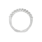 14K White Gold Classic Natural Diamonds Band
