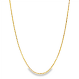 JT ESTATE 14K Yellow Gold 16 Inches Fancy Link Chain