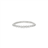JT ESTATE Platinum Classic Natural Diamonds Band