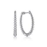 Sterling Silver 20Mm Small Round Bujukan Hoops
