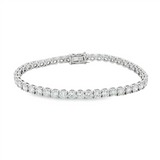 14K White Gold Lab Grown Diamonds Tennis Bracelet