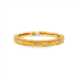 18K Yellow Gold Straight Band