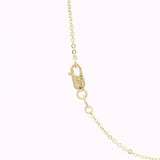 14K Yellow Gold Natural Diamonds Contemporary Necklace