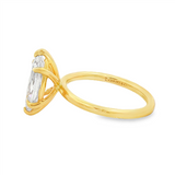 14K Yellow Gold 'Lark' Solitaire Ring