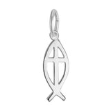 Sterling Silver Ichthus Fish Charm