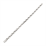 8mm Polished Finish Stainless Steel Paperclip Chain Bracelet