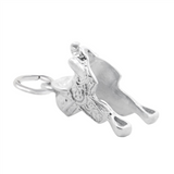 Sterling Silver Saddle Charm