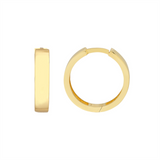 14K Yellow Gold Small Hoop Earrings