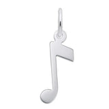 Sterling Silver Music Note Charm