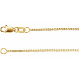 Yellow Gold Filled 16 Inches Box Chain