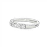 14K White Gold Classic Natural Diamonds Band