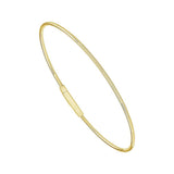 Titanium And 14K Yellow Gold Flexie Bracelet