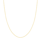 14K Yellow Gold 18 Inches Cable Chain