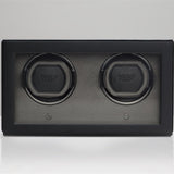 Black Double Cub Watch Winder With Cover