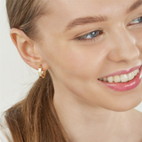 14K Yellow Gold Small Hoop Earrings