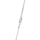14K White Gold 18 Inches Singapore Foxtail Chain